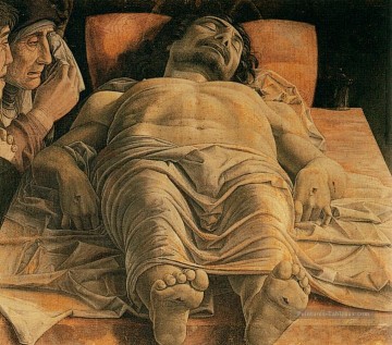  mort Art - Le mort Christ Renaissance peintre Andrea Mantegna